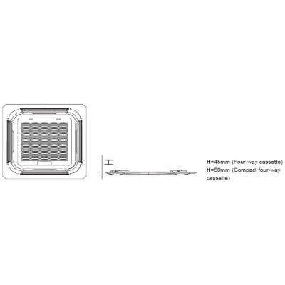 Фанкойл кассетный GENERAL CLIMATE 2T GCKD-500i (4.50, компакт., с датчиком и модулем NIM) 14000T19UL8N6T Фанкойл кассетный GENERAL CLIMATE 2T GCKD-500i (4.50, компакт., с датчиком и модулем NIM) 14000T19UL8N6T