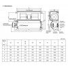 Фанкойл канальный GENERAL CLIMATE GDU-F-12DR 4T (10.80) 30/60 Па 14000P1VIDVMR2