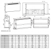 Фанкойл GENERAL CLIMATE GCX-W-02F(3) в корпусе, универсальный 2T General Climate