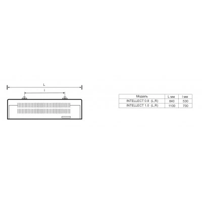 Тепловая завеса GENERAL CLIMATE MINI LM208E06 NERG (INTELLECT 0.8L (6KW)) 14000R0BLP13PI