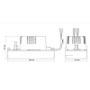 Помпа FLOWATCH TANK 1.3 накопит. 1.3л, 700-100л/ч (0.5-5м) 140010287I92TJ