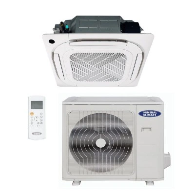 Кондиционер GENERAL CLIMATE GC-4C36HRN2 / GU-U36H2 / Панель T-MBQ4-04B кассетная сплит-система комплект 1400112GEJ2P6E