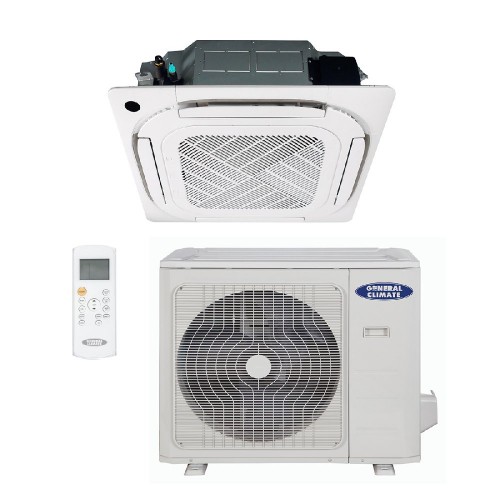 Кондиционер GENERAL CLIMATE GC-4C36HRN2 / GU-U36H2 / Панель T-MBQ4-04B кассетная сплит-система комплект 1400112GEJ2P6E